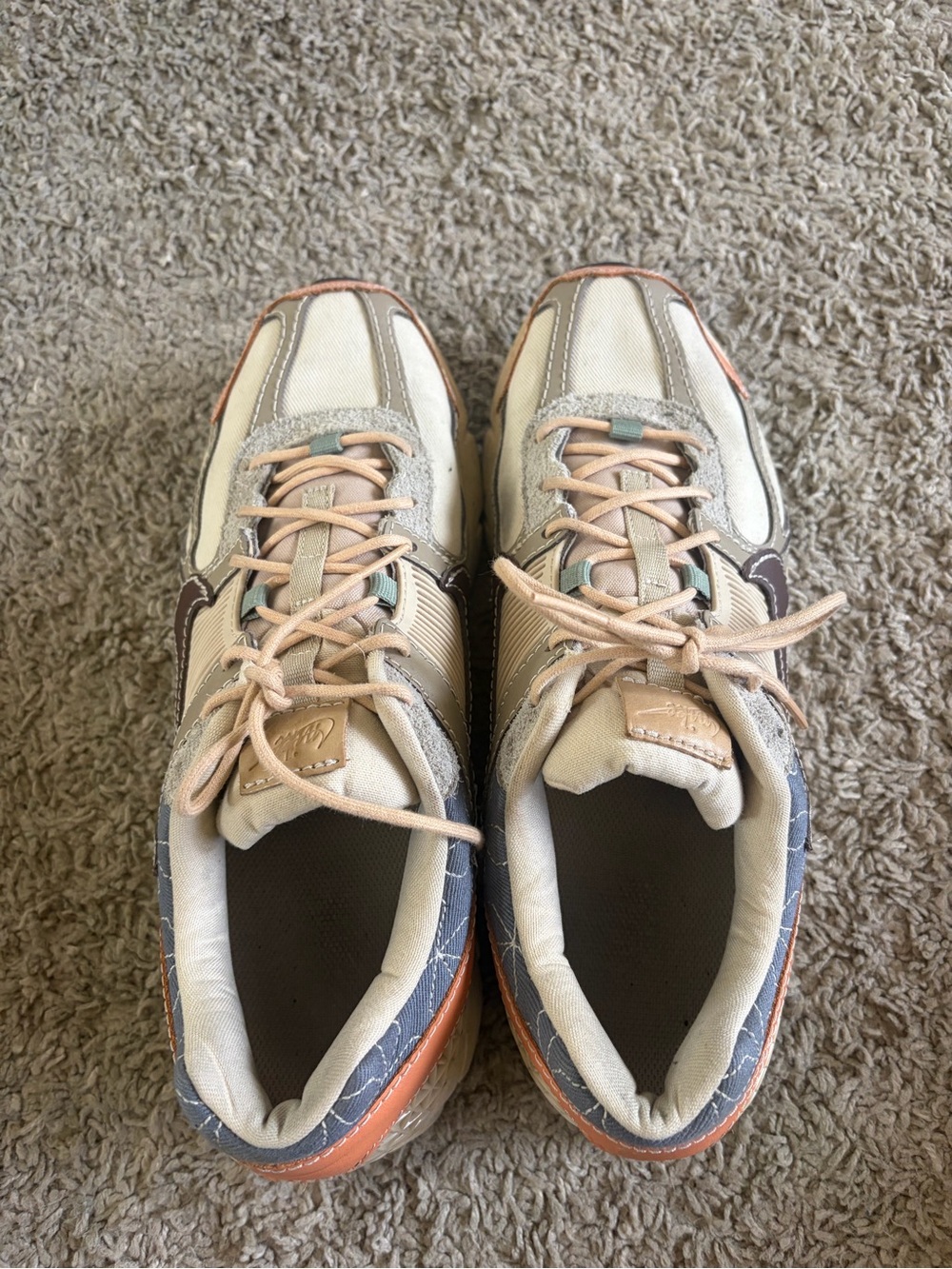 Nike Air Zoom Vomero 5 Sashiko Men's 11.5 Sanddrift Khaki Earth Pre Owned As Is - Picture 6 of 9